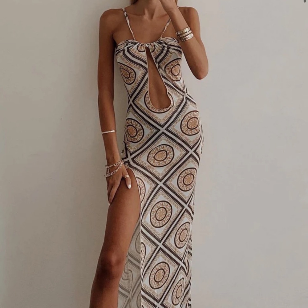 JAGGER & STONE THE PARIS MAXI DRESS MULTI